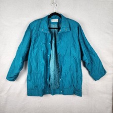 80's jacket Aeros by Kristen Blake teal small