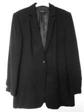 Luxus ROSNER 100% Woll Blazer Jacke Gr. 42/ L schwarz