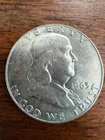 1963 P Franklin Half Dollar 90% Silver