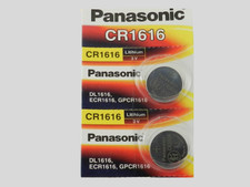 PANASONIC CR1616 LITHIUM 3V BATTERY 2Pcs