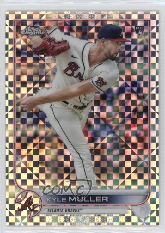 2022 Topps Chrome X-Fractor Kyle Muller #70 0k26