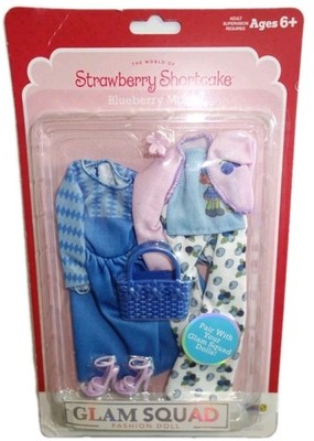 Strawberry Shortcake BLUEBERRY MUFFIN Style Pack Fashion Doll Clothes Glam Squad