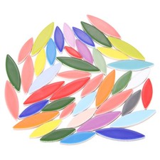 Ceramic Mosaic Tile, About 200g for Handicrafts, Mixed Color