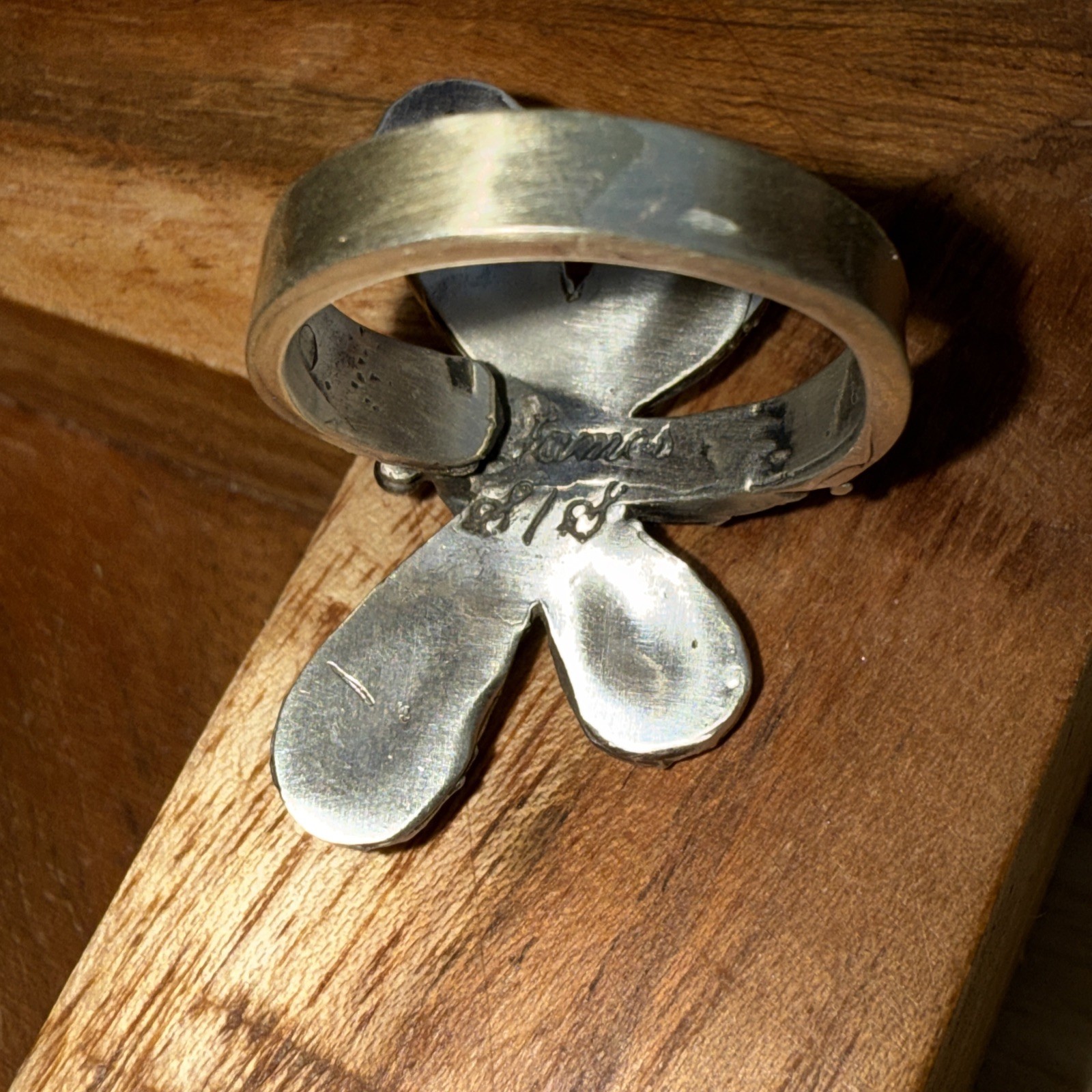 Sterling Silver Dragonfly Adjustable Ring - image 2