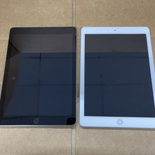 Apple iPad 6th Generation A1893/A1954, Space Gray/Silver - Lot of 2 PRTS 
