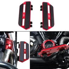 9.5" Red Small Rider Foot Floorboards for Harley 24-25 Touring CVO Road Glide ST