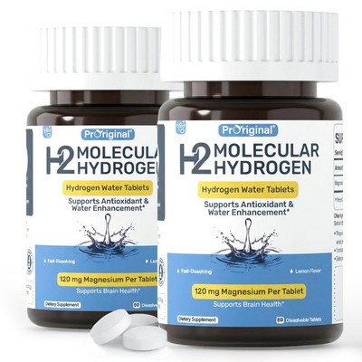 Hydrogen Water Tablets  12 PPM H2 Molecular Hydrogen  120 mg MagnesiumBased R...