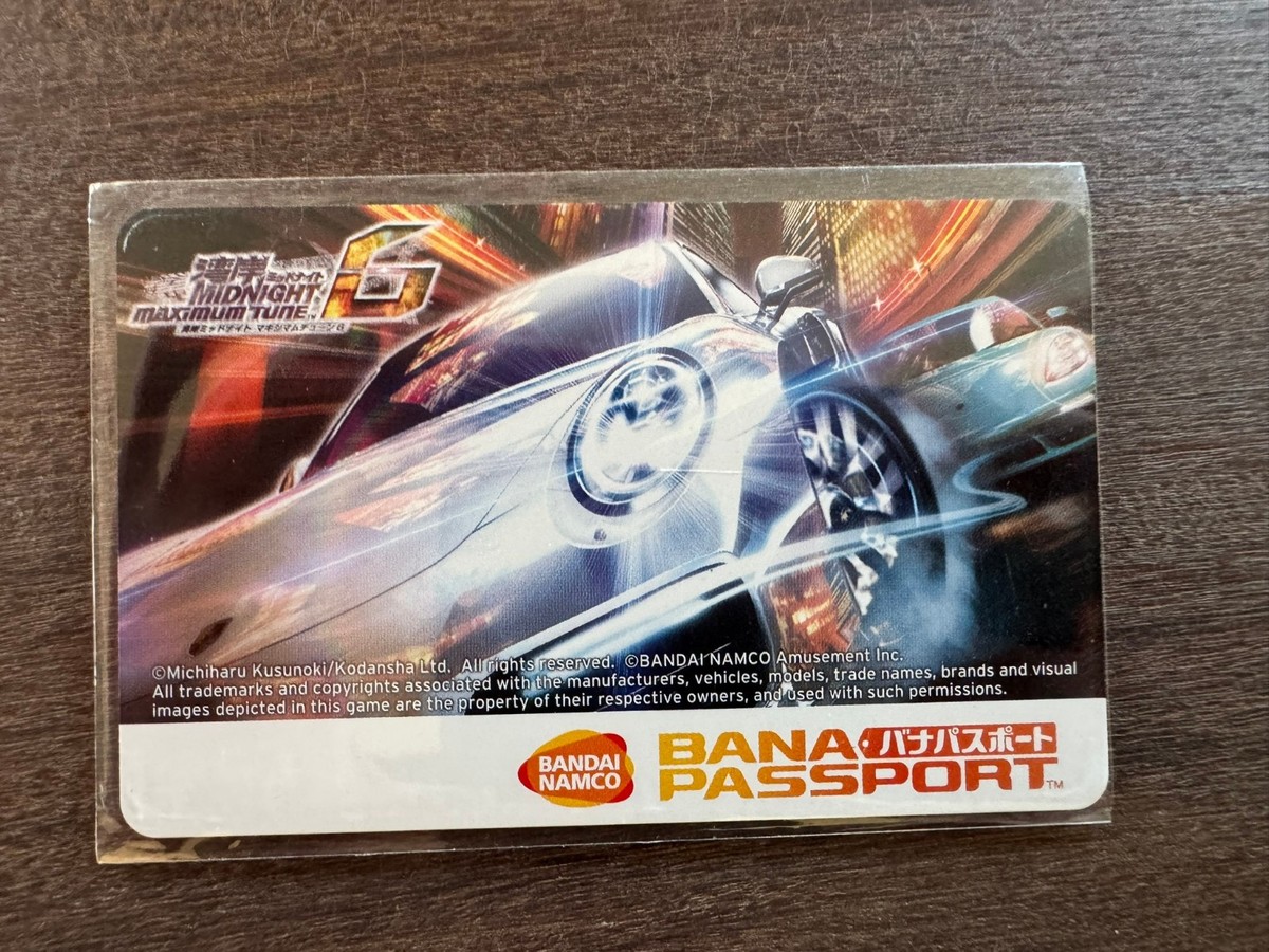 Unused Bandai Namco BANAPASSPORT Card WMMT Wangan Midnight Maximum