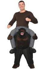 Brand New Ride-On Gorilla Carry Me Funny Adult Costume