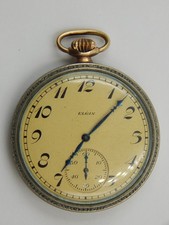 Vintage Elgin Grade 303 Model 3 7j Hand Wind Pocket Watch