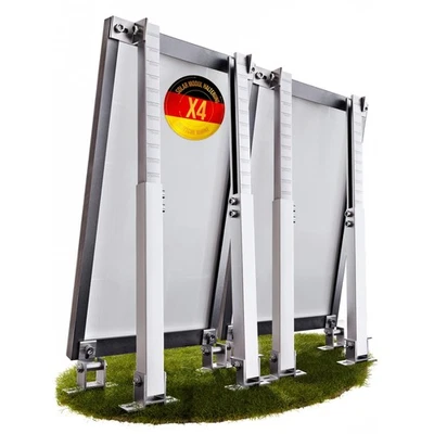 LICHTBLICKER 4 x Balkonkraftwerk Halterung. Verstellbar. Halter Solarmodule. Solar Halter.