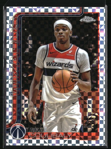 Bilal Coulibaly – 2025-26 Topps Chrome Basketball · Base Cards #208 Bilal Coulibaly