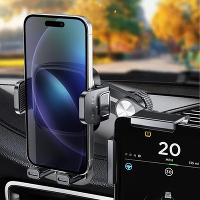 Phone Mount for Tesla Model 3/Y/Cybertruck Screen Adjustable 4 7.2'' Phone Holder