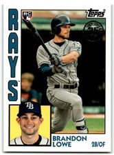 2019 Topps #84R-BL Brandon Lowe 1984 Topps Baseball Rookies