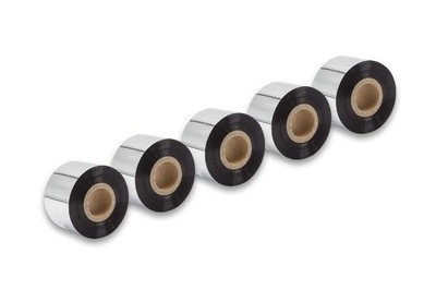 5x Thermotransfer Band für Printronix T5308 T5306 Wachs-Plus schwarz 40mm