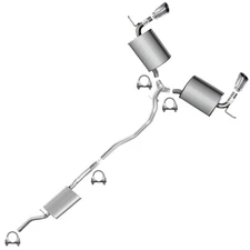 Stainless Steel Resonator Muffler Exhaust System Kit fits: 2007-2010 Edge MKX