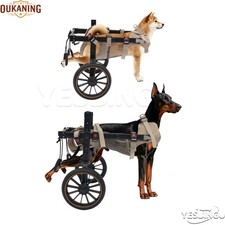 Dog Wheelchair For Back Legs Pet Rehabilitation Walking Aid Size L XL NEW