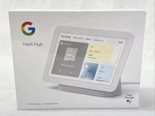Google GA01331-US Nest Hub Gen2 7" White - NEW/Factory Sealed!