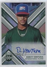 2018 Panini Elite Extra Edition Emerald Auto /25 Dervy Ventura #196 Auto x5u