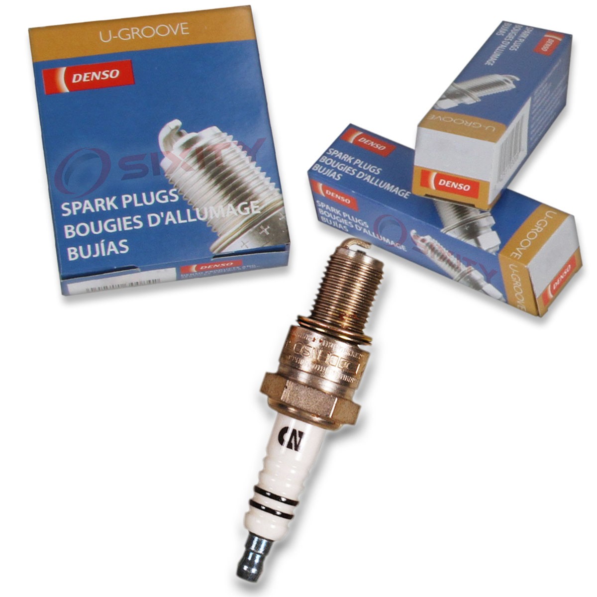 1 pc Denso Standard U-Groove Spark Plug for Yamaha MX125 1974-1976 Tune Up cd