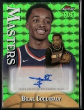 2024-25 Finest #MA-BC Bilal Coulibaly Masters Autographs Green Geometric #/75