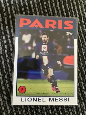 2022-23 Paris Saint Germain Team Set Topps 1986 Lionel Messi #37