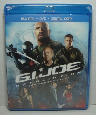 G.I. JOE RETALIATION BLU-RAY BLU RAY AND DVD COMBO NEW SEALED