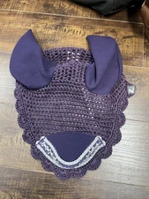 Horze Purple Full Bonnet