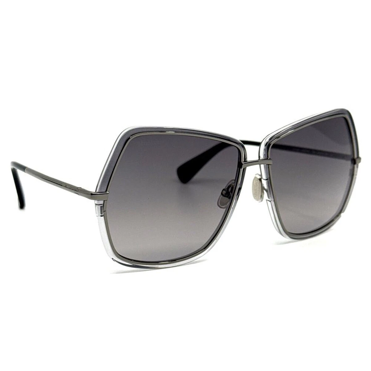Max Mara Sunglasses MM0037-71B-60 New with tags Max Mara Logo Engraved Metal Aviator Sunglasses | Neiman Marcus main image 2