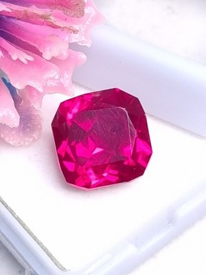 Burmese Natural 7.50 Ct Blood Red Ruby Certified Cushion Cut Rare Gemstone