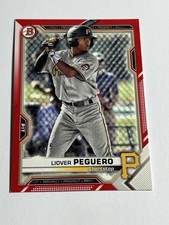 2021 Bowman Liover Peguero 1/5 Red Paper Prospect