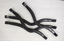 Lot 6 x 1 Empty Channel Leather Horse Browband All Sizes  Shapes 12  14 MM 