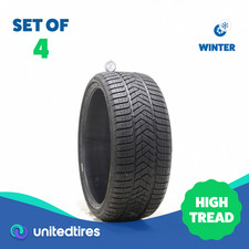 Set Of 4 Used 24530r20 Pirelli Winter Sottozero 3 L 90w - 8-8.532