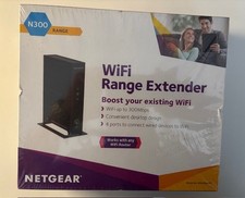 NETGEAR N300 WIFI RANGE EXTENDER, WN2000RPT