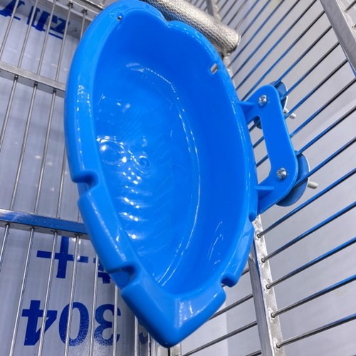 Portative Bird Bath Supplies for Pet Small Birds Parrots Spacious Parakeets - Picture 7 of 8