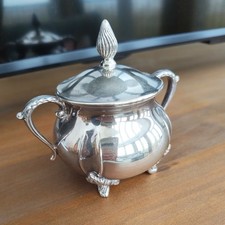 Vintage Silver Plated Viners Sugar Bowl