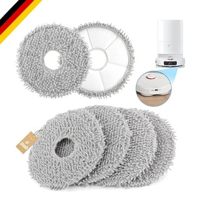 4er Wischpads für Xiaomi Dreame L10s PRO Ultra Mopp-Pads kompatibel