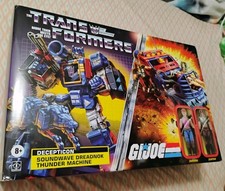 Transformers x G.I. Joe Collaborative Soundwave Dreadnok Thunder Machine NEW NIB