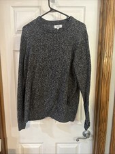 Mens Large Heather Gray Croft And Barrow Sweater