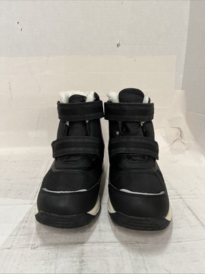 UOVO Winter Boots Black Insulated Hoop Loop Strap Snow Boots Size EU 39 Unisex 