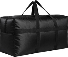Extra Large Storage Duffle Bag, Duffel Bag for Travel Black 100L