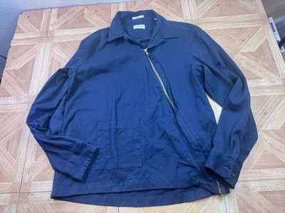 Vintage GANT Rugger Men s Medium Navy Zip Up Workwear Jacket YKK Brass