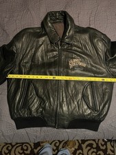 Planet Hollywood Nashville Leather Bomber Jacket