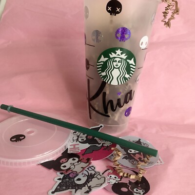 Starbucks Coffee - kuro Kawaii Kuromi Coffee Starbucks Cold Cup Tumbler Venti 24 oz