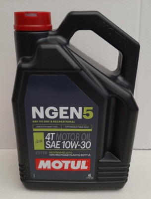 9,98 /l Motul NGEN5 SAE 10W-30  4 L  syn  nachhaltiges  Motorrad Motoröl 