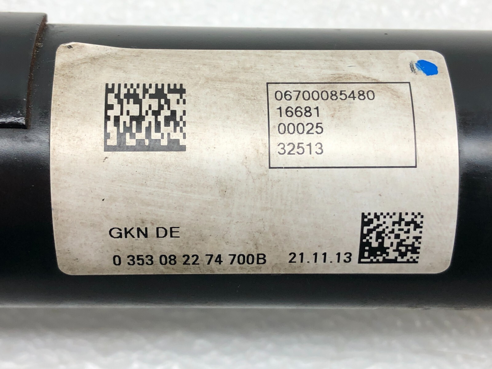 2014-2017 MASERATI GHIBLI S Q4 AWD FRONT DRIVE SHAFT OEM.