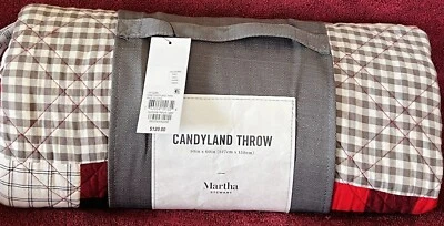 Martha Stewart Collection Candyland Quilted Throw