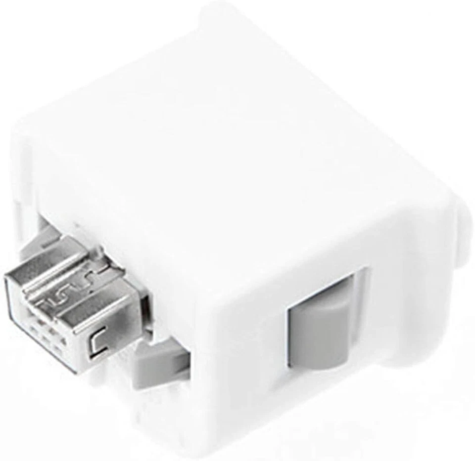 Motion Plus Adattatore Originale Nintendo Wii Controller Telecomando Wii Bianco - Immagine 2 di 3