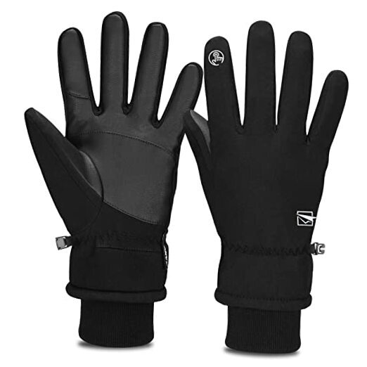 -30℉ Winter Gloves Touchscreen Gloves Thermal Gloves for Men Medium Black