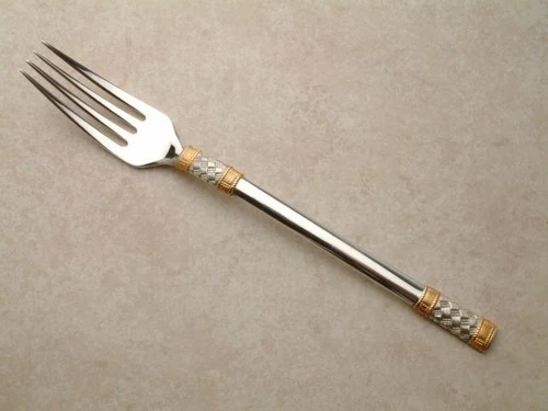 Golden Aegean Weave by Wallace Sterling individual Place Fork 8"